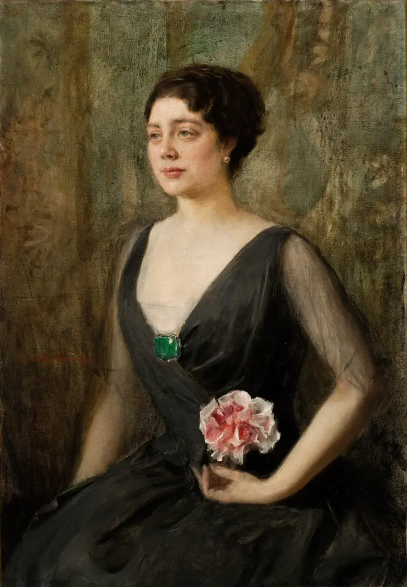 Porträt der Izabela Szembekowa von Teodor Axentowicz