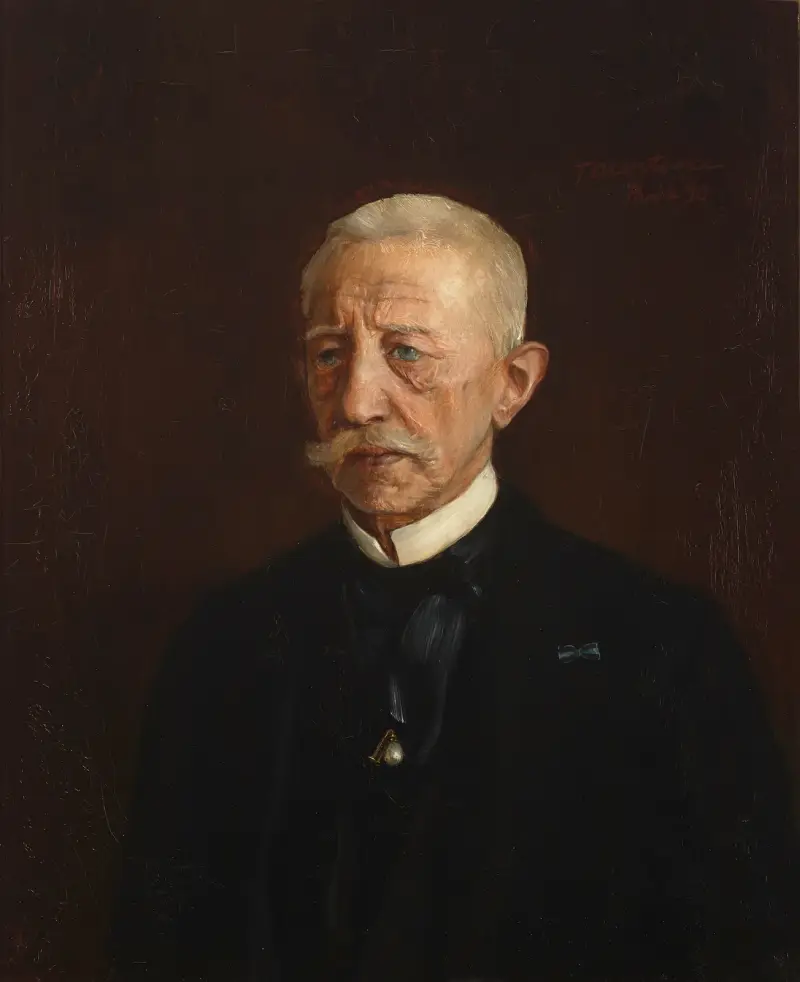 Porträtt av Wiktor Osławski av Teodor Axentowicz