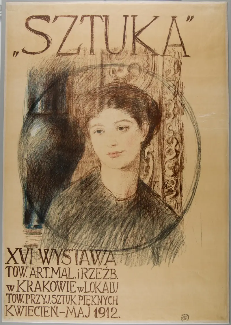 Konst. XVI utställningen av Towarzystwo av Teodor Axentowicz