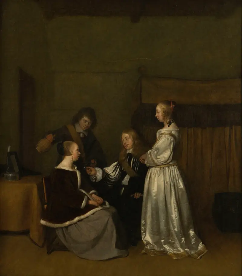 Rozmowa towarzyska, Gerard ter Borch
