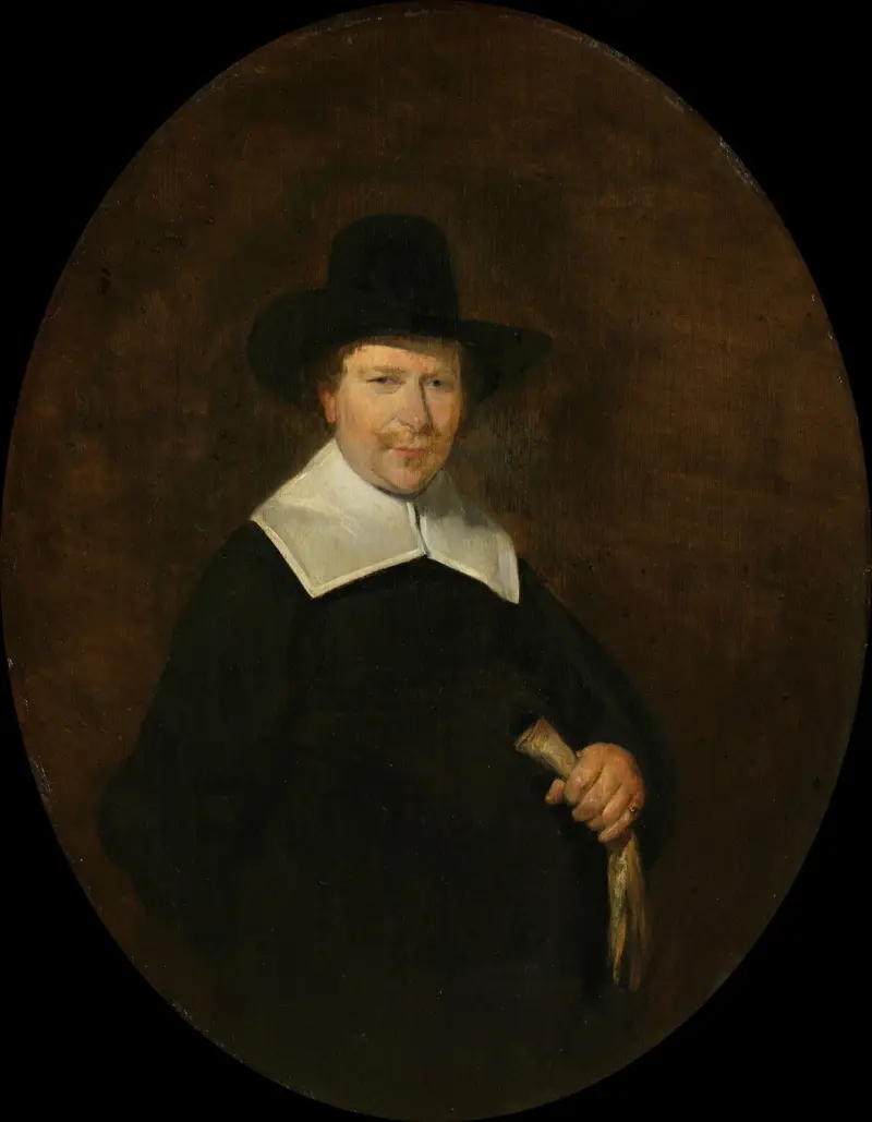 Gerard Abrahamsz van der Schalcke (1609–67), kupiec sukienny z Haarlemu, Gerard ter Borch