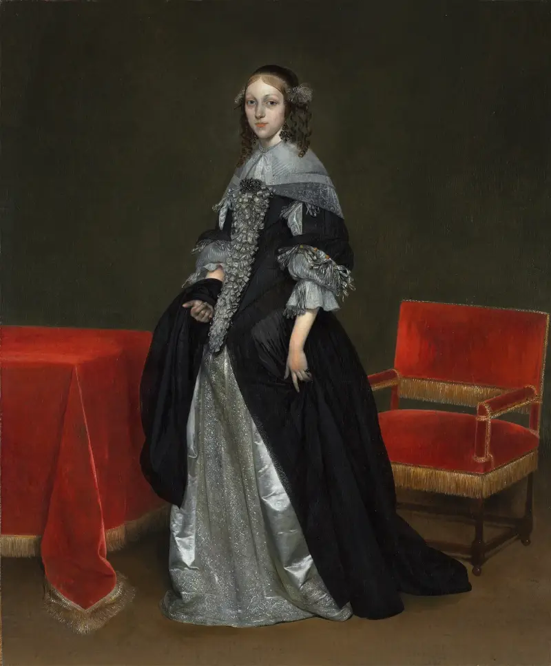 Portrait of a Woman, 1665 av Gerard ter Borch