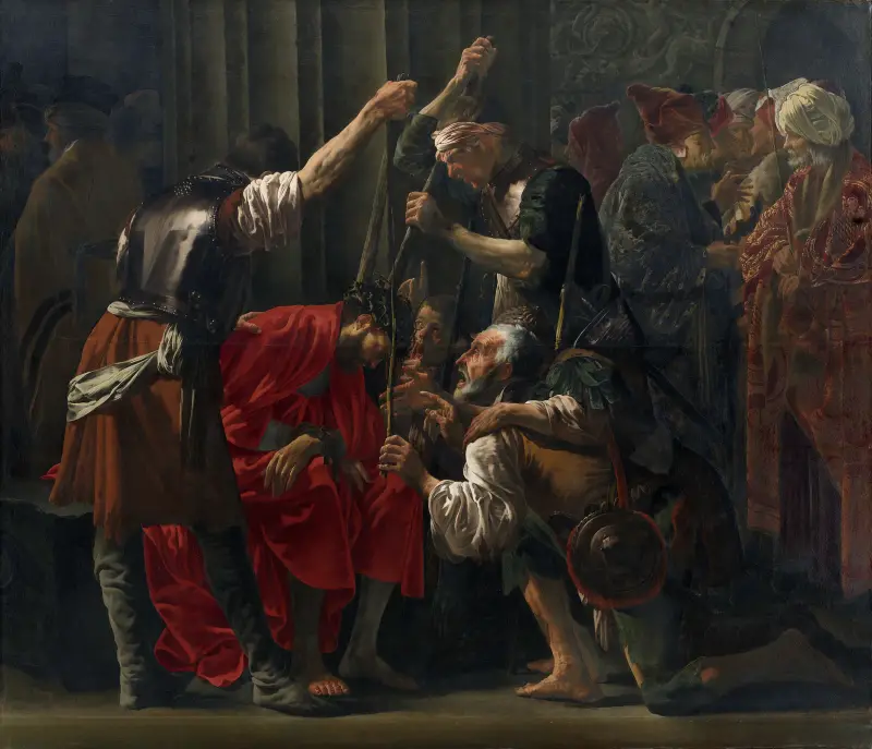Christus mit der Dornenkrone von Hendrick Ter Brugghen