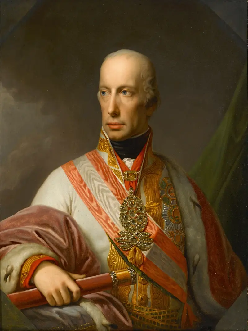 Portret cesarza Franciszka I (II) Austrii, Johann Baptist von Lampi the Elder