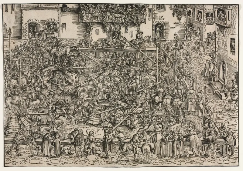 Turniej, Lucas Cranach the Elder