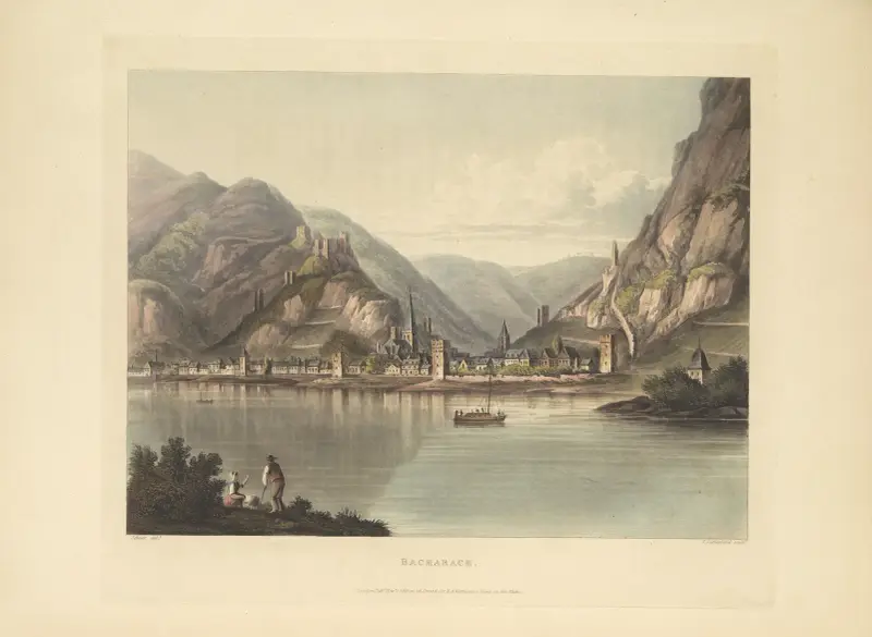 Bacharach av Christian Georg Schütz the elder