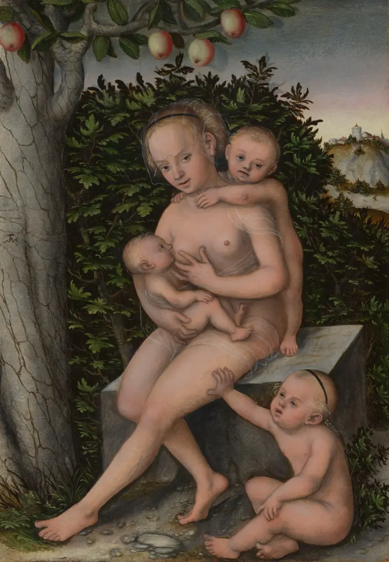 Caritas, 1540 von Lucas Cranach the Elder