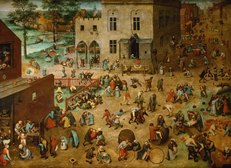 Children’s Games av Pieter Bruegel The Elder