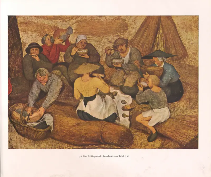 Posiłek w południe, Pieter Bruegel The Elder