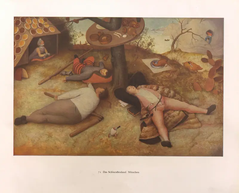 Země hojnosti, Pieter Bruegel The Elder