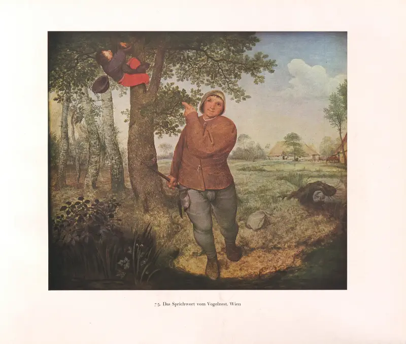 Das Sprichwort vom Vogelnest von Pieter Bruegel The Elder