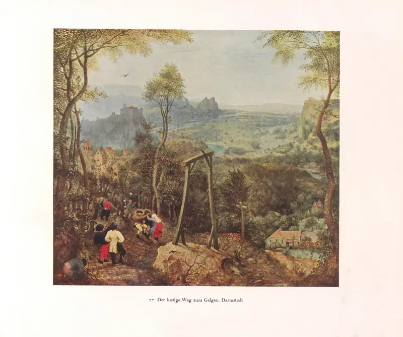Der lustige Weg zum Galgen av Pieter Bruegel The Elder