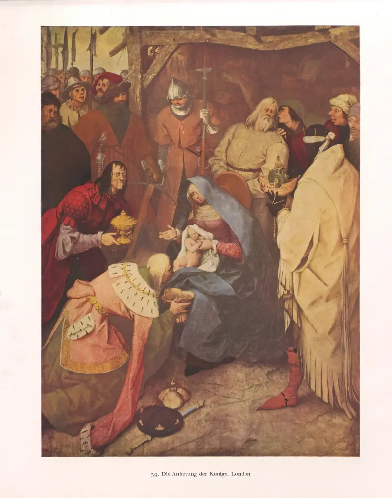 Konungarnas tillbedjan – nr 2 av Pieter Bruegel The Elder