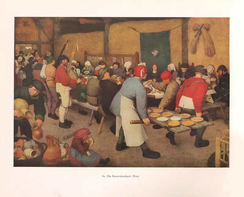 Sedlácká svatba, Pieter Bruegel The Elder