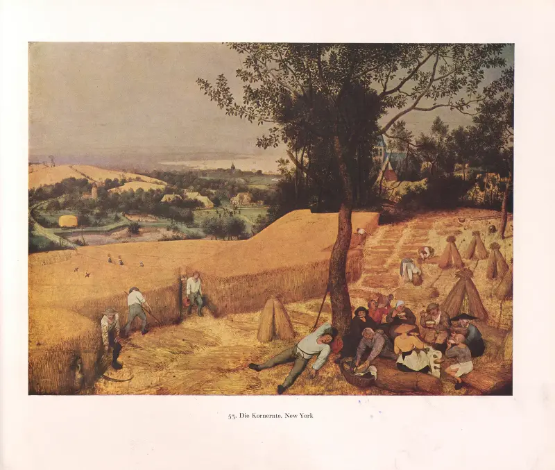 Die Kornernte av Pieter Bruegel The Elder