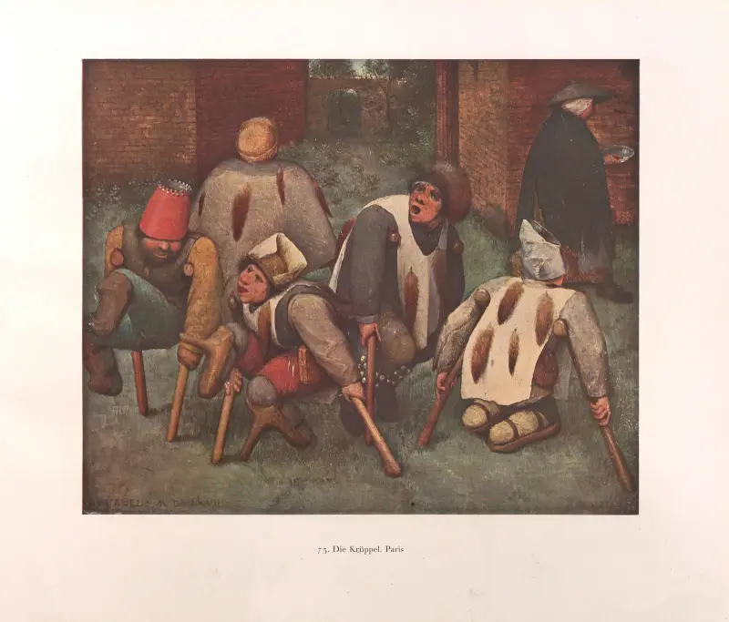 Die Krüppel von Pieter Bruegel The Elder
