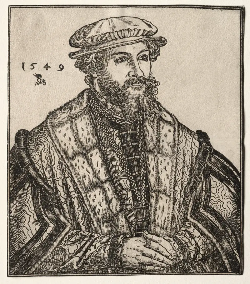 Dr. Christian Brück av Lucas Cranach the Elder