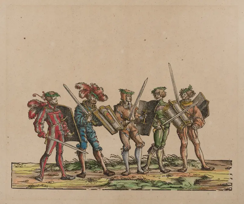Gentlemen av Hans Burgkmair The Elder