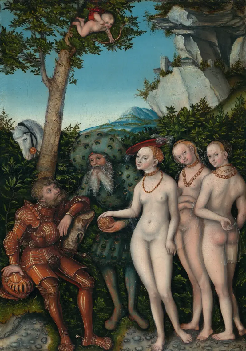 Sąd Parysa, Lucas Cranach the Elder