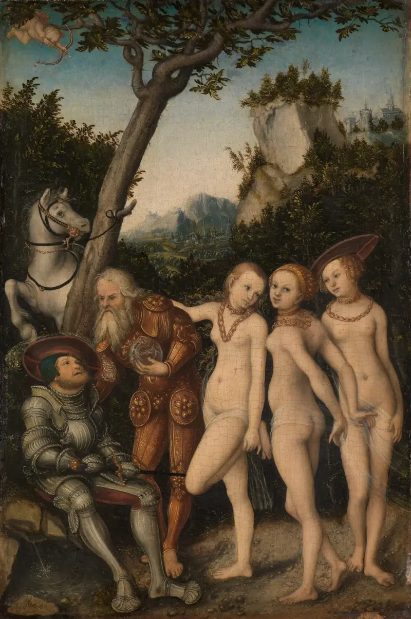 Das Urteil des Paris, 1530 – Nr. 2 von Lucas Cranach the Elder