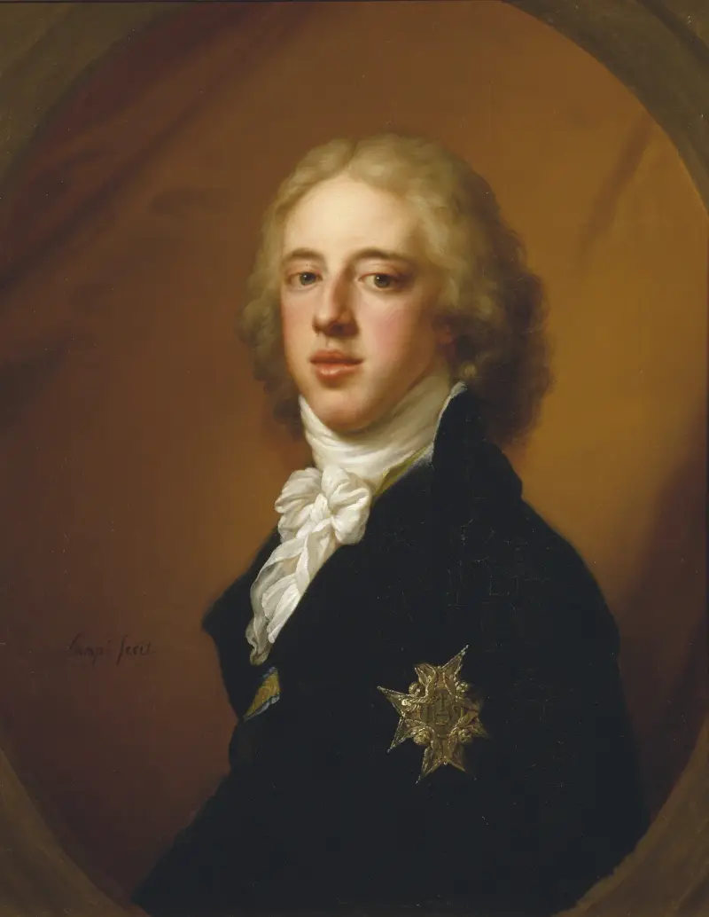 Król Gustaw IV Adolf, Johann Baptist von Lampi the Elder