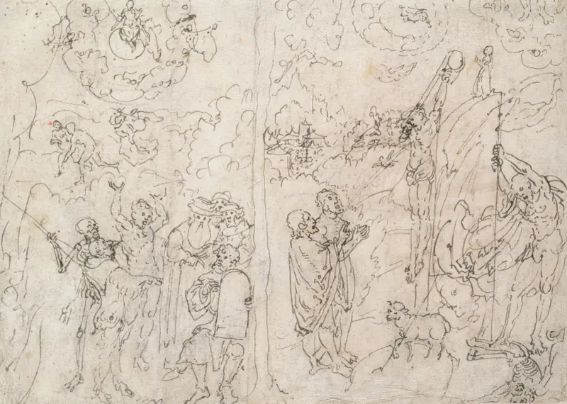 Gesetz und Gnade von Lucas Cranach the Elder