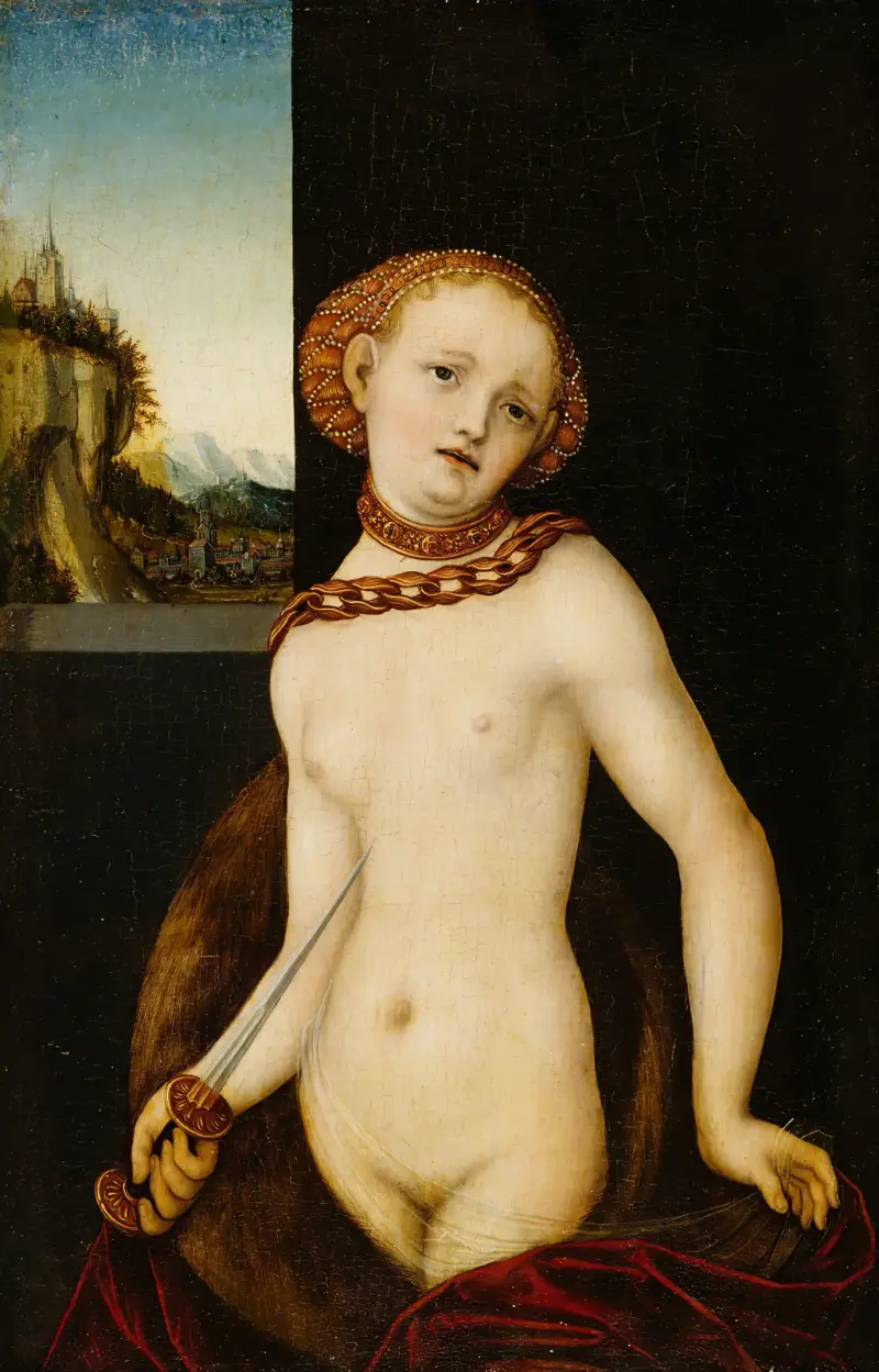 Lucrecja, 1530, Lucas Cranach the Elder