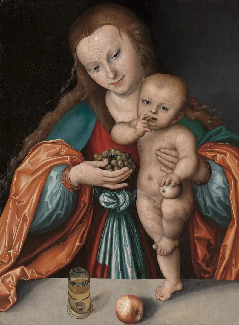 Madonna z Dzieciątkiem, 1535, Lucas Cranach the Elder