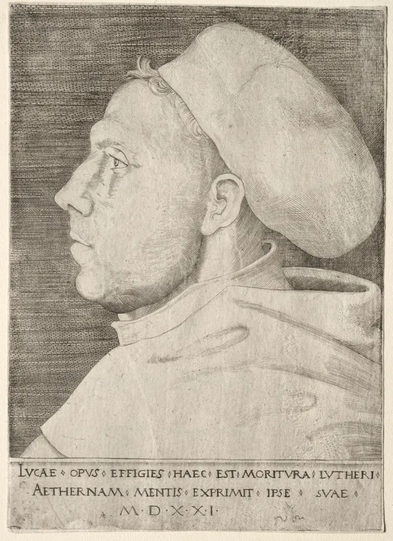 Martin Luther – Nr. 1 von Lucas Cranach the Elder