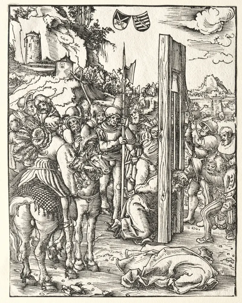 Mattias martyrium av Lucas Cranach the Elder
