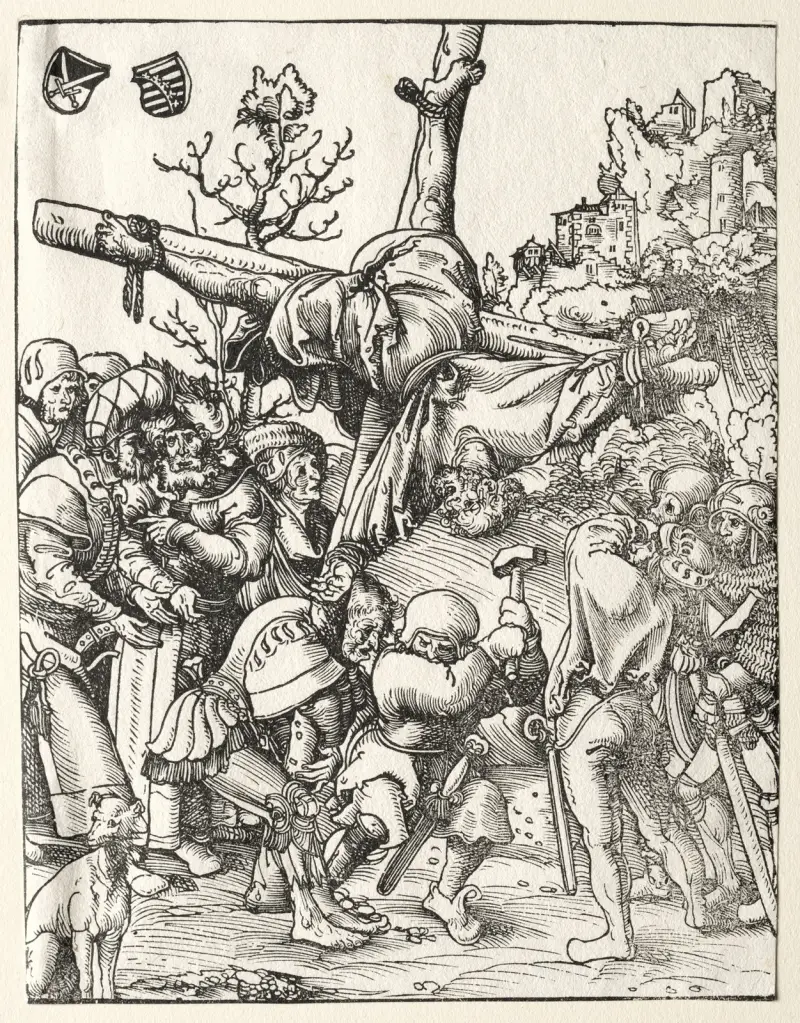 Martyrdom of St. Peter av Lucas Cranach the Elder
