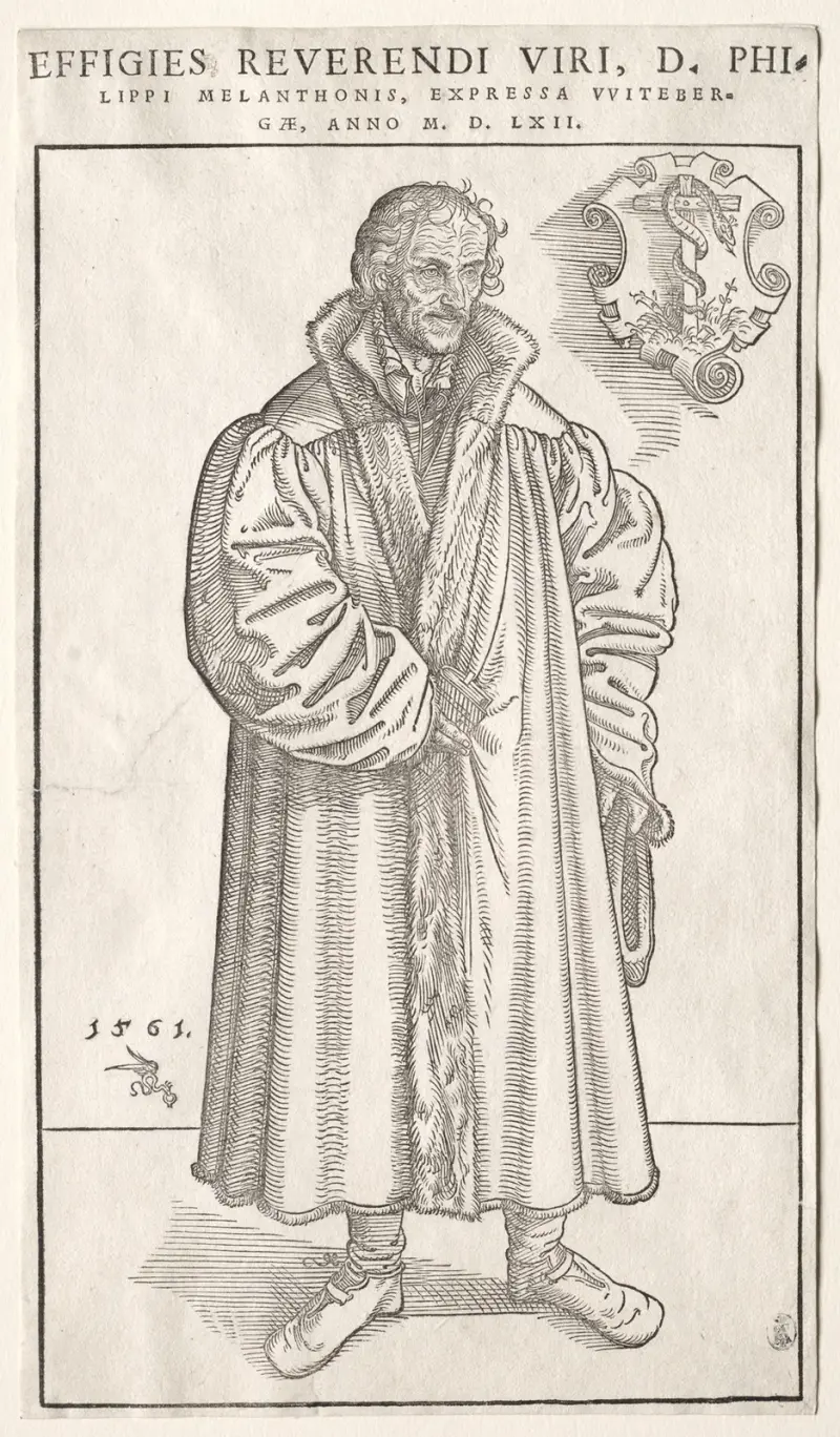 Philipp Melanchthon av Lucas Cranach the Elder