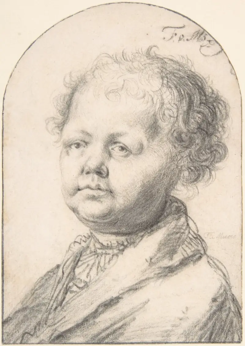 Bildnis eines jungen Jungen von Frans van Mieris the Elder