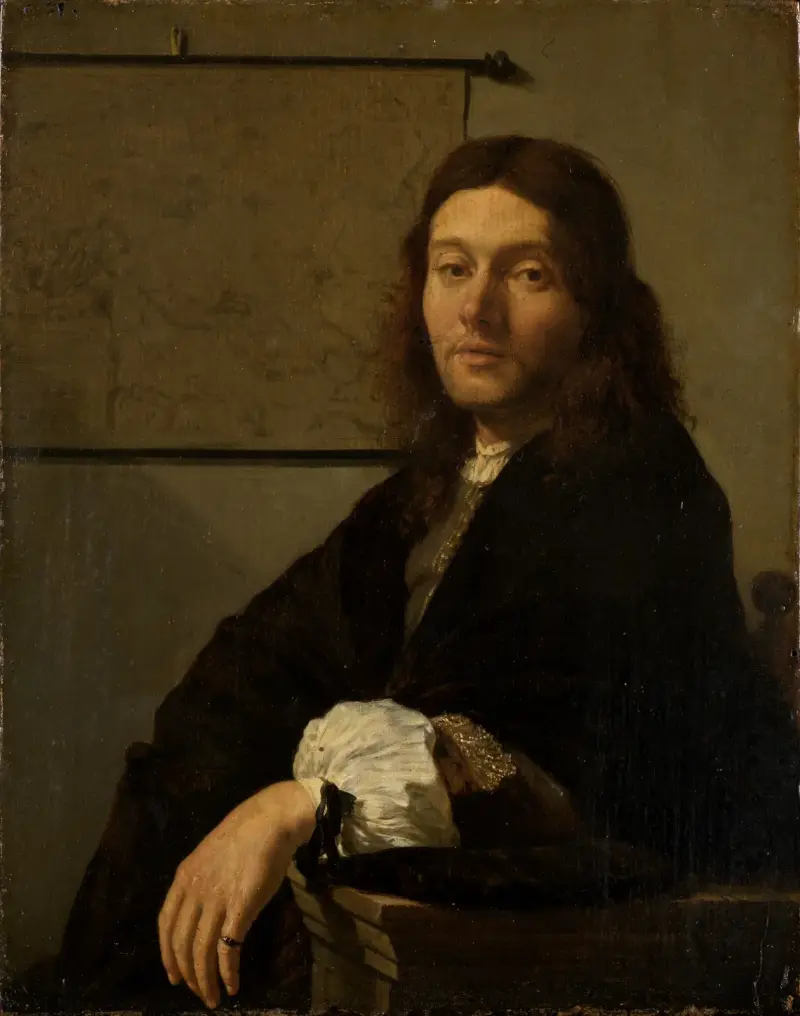 Portrait of a young man av Frans van Mieris the Elder