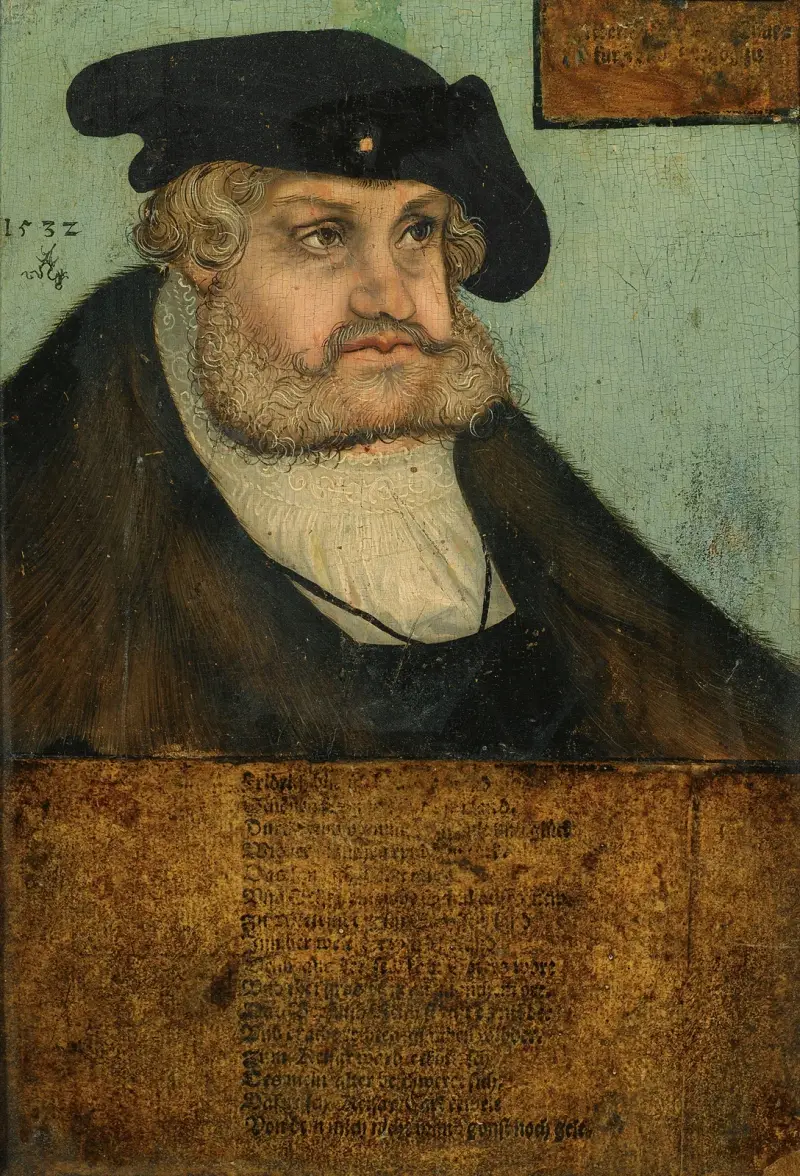 Porträtt av kurfursten Fredrik III den vise av Sachsen (1463–1525) av Lucas Cranach the Elder