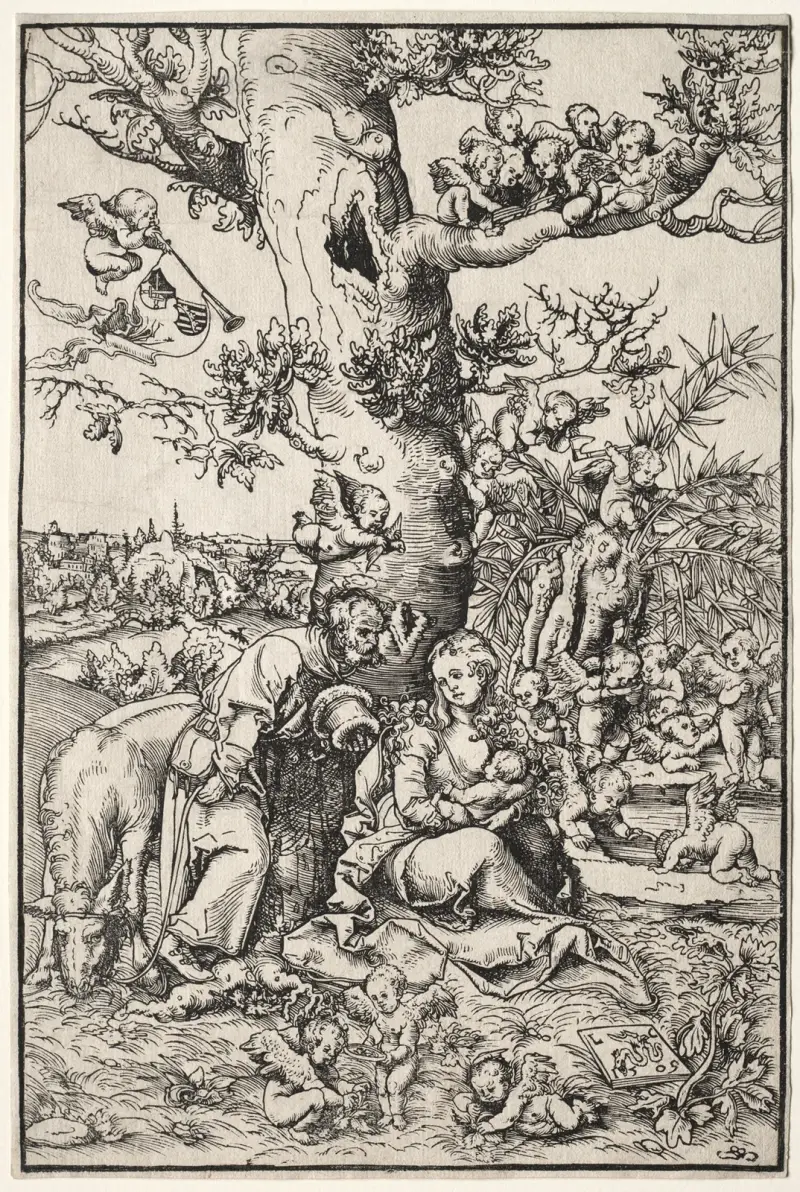 Odpoczynek podczas ucieczki do Egiptu, Lucas Cranach the Elder