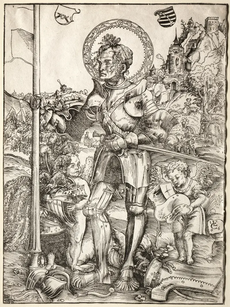 Der heilige Georg stehend von Lucas Cranach the Elder