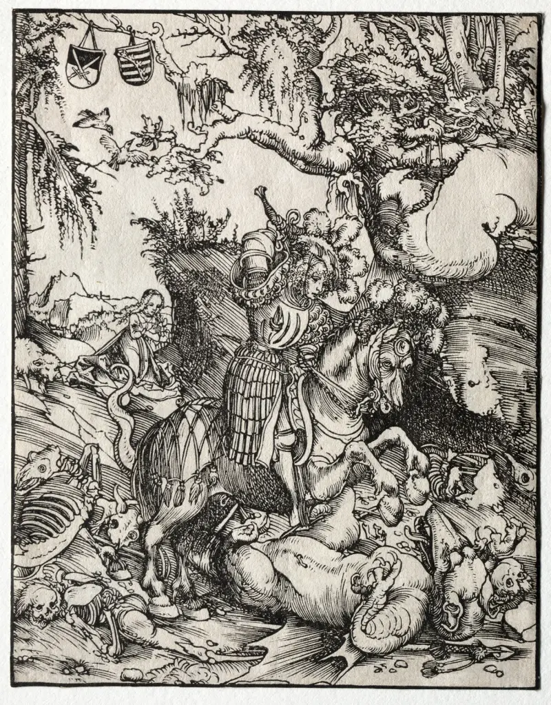 Święty Jerzy zabijający smoka, Lucas Cranach the Elder