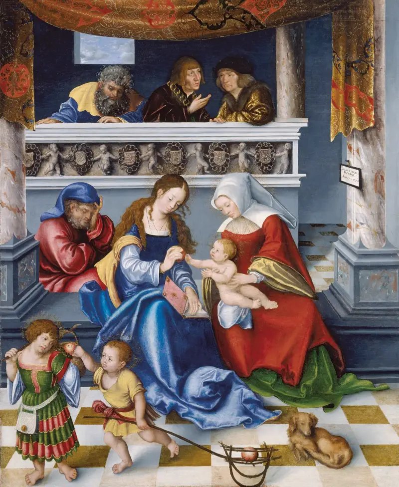 Święta Rodzina, 1509 – nr 2, Lucas Cranach the Elder