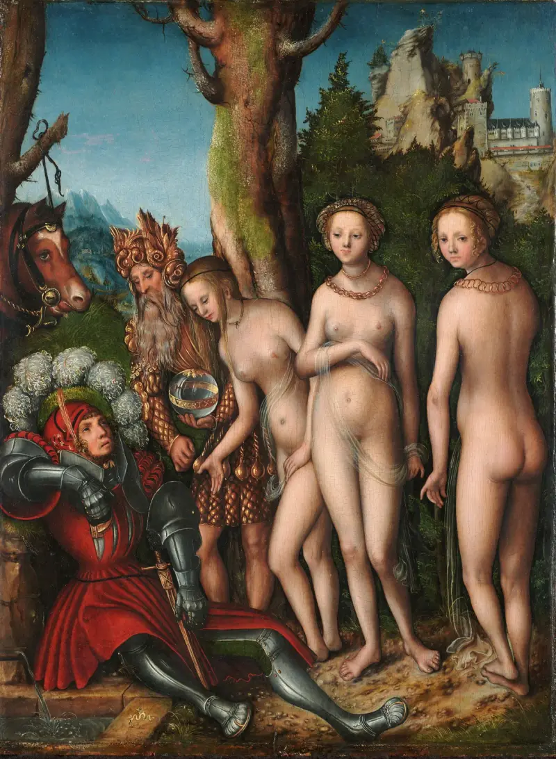 Das Parisurteil, 1512 von Lucas Cranach the Elder