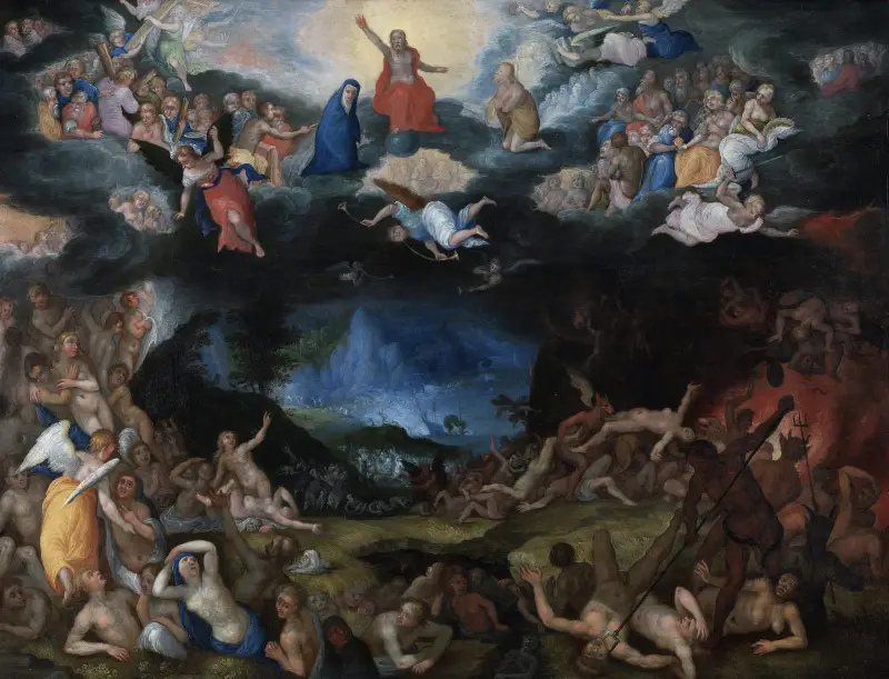 The Last Judgement av Jan Brueghel The Elder