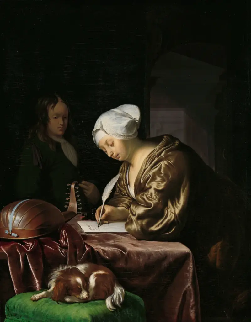 The Letter Writer av Frans van Mieris the Elder