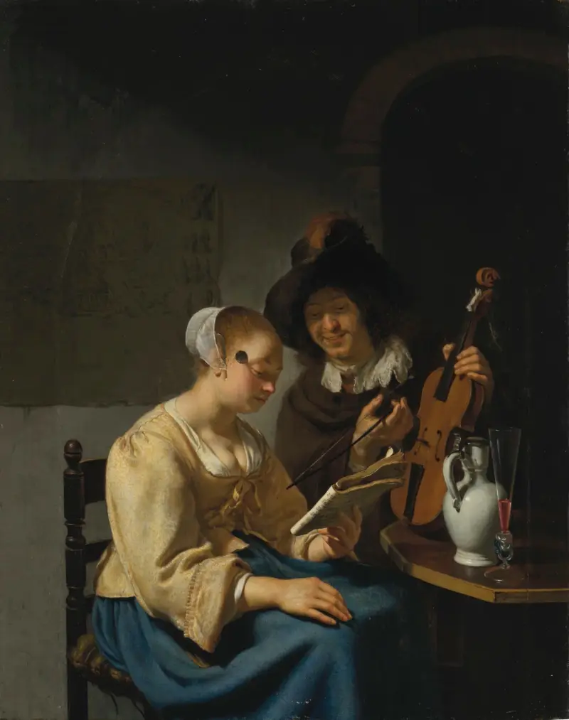 Lekcja muzyki, Frans van Mieris the Elder