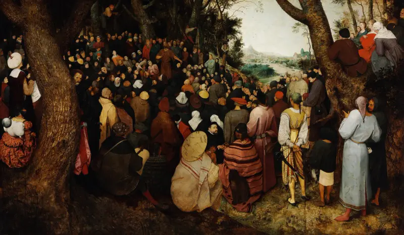 Kazanie św. Jana Chrzciciela, Pieter Bruegel The Elder