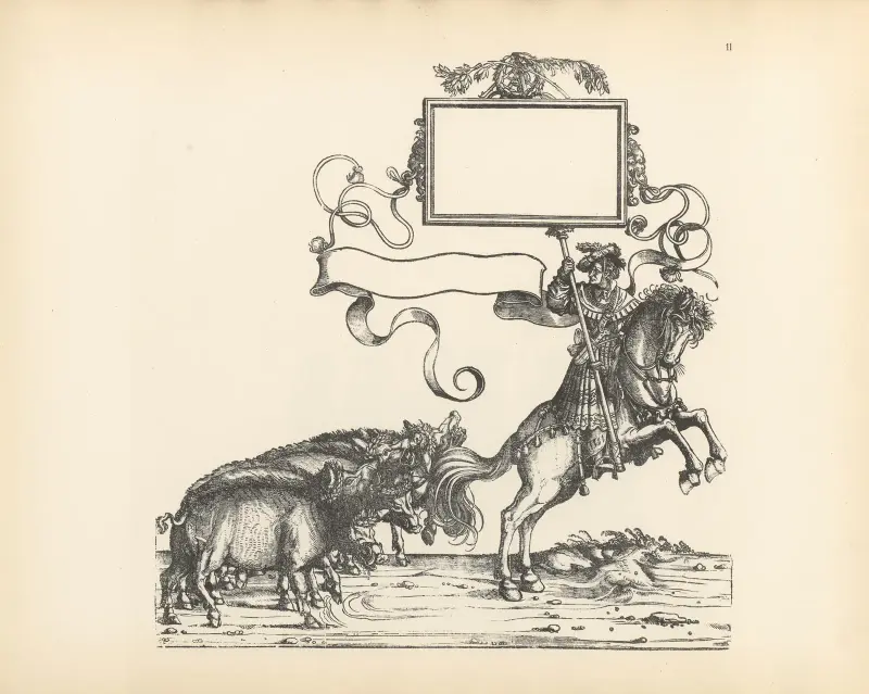 Kejsar Maximilian I:s triumfer, plansch 11 av Hans Burgkmair The Elder