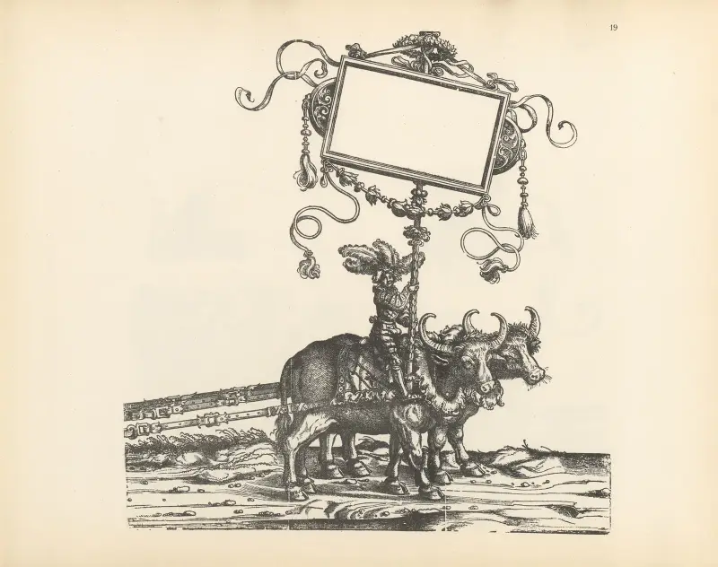 Kejsar Maximilian I:s triumfer, plansch 19 av Hans Burgkmair The Elder
