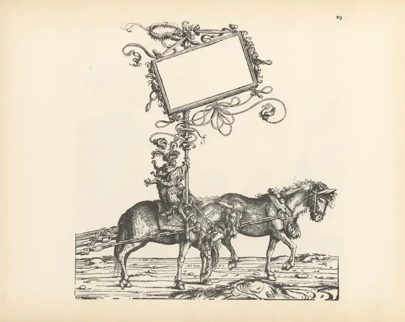 Die Triumphe Kaiser Maximilians I., Tafel 29 von Hans Burgkmair The Elder