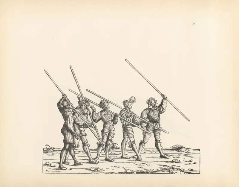 Kejsar Maximilian I:s triumfer, plansch 34 av Hans Burgkmair The Elder