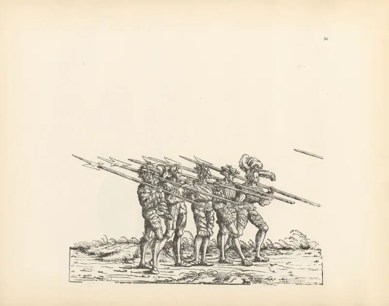 Triumfy cesarza Maksymiliana I, tabl. 36, Hans Burgkmair The Elder
