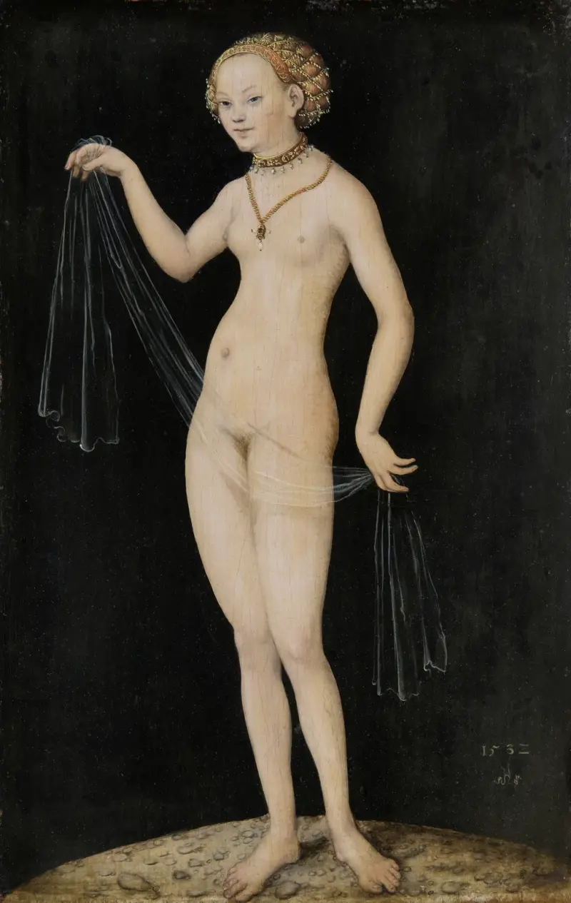 Venus, 1532 av Lucas Cranach the Elder